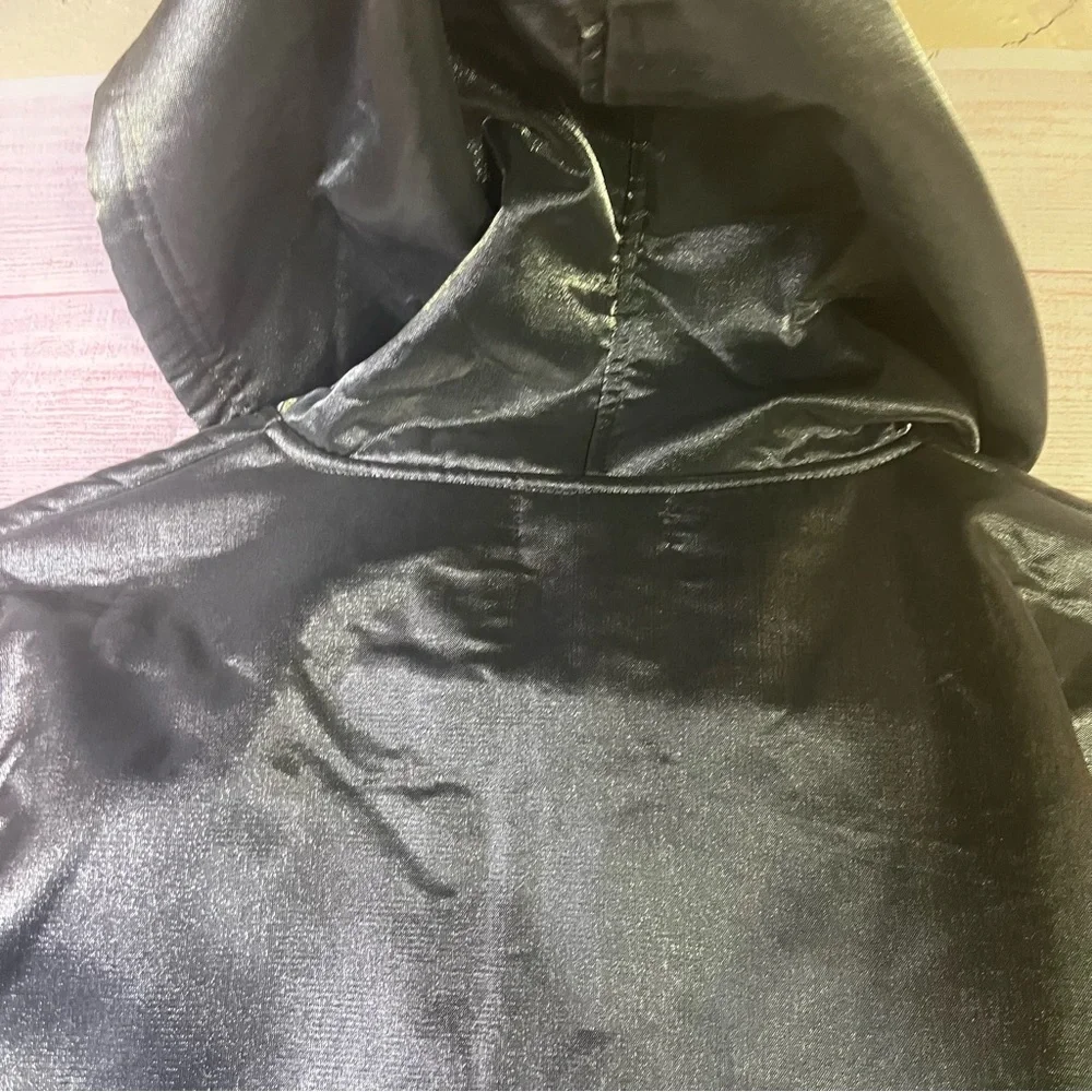Vintage 2000s Y2K Ralph Ralph Lauren‎ silver metallic cropped jacket medium
